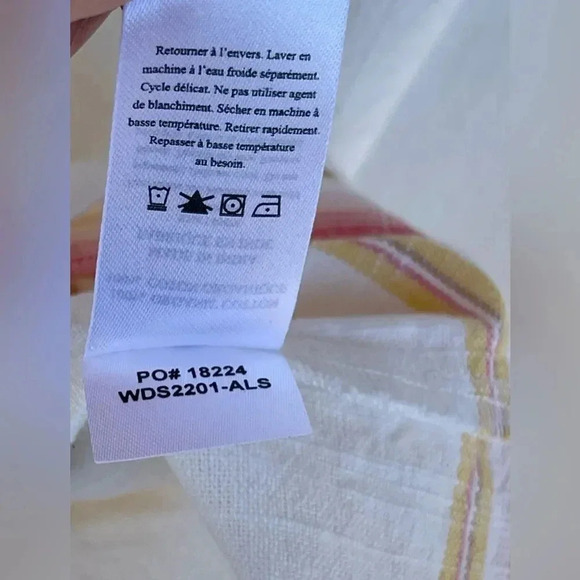 Faherty Hailee Organic Cotton Jacquard Minidress Size small - Picture 11 of 12